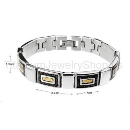 Bracelet En Titane Pour Homme De 8,5 Pouces
