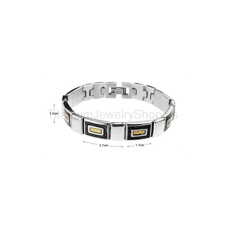 Bracelet En Titane Pour Homme De 8,5 Pouces Bracelet En Titane Pour Homme De 8,5 Pouces