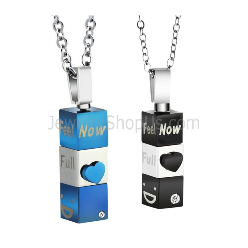 Pendentifs En Titane En Forme De Cœur Et De Cuboïde Avec Strass Et Chaînes Gratuites C482 Pendentifs En Titane En Forme De Cœur Et De Cuboïde Avec Strass Et Chaînes Gratuites C482