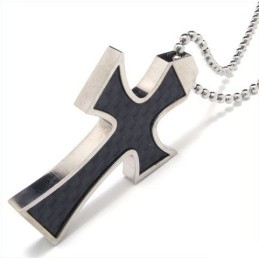 Collier Avec Pendentif Croix En Titane Pur Pour Homme, De Haute Qualité