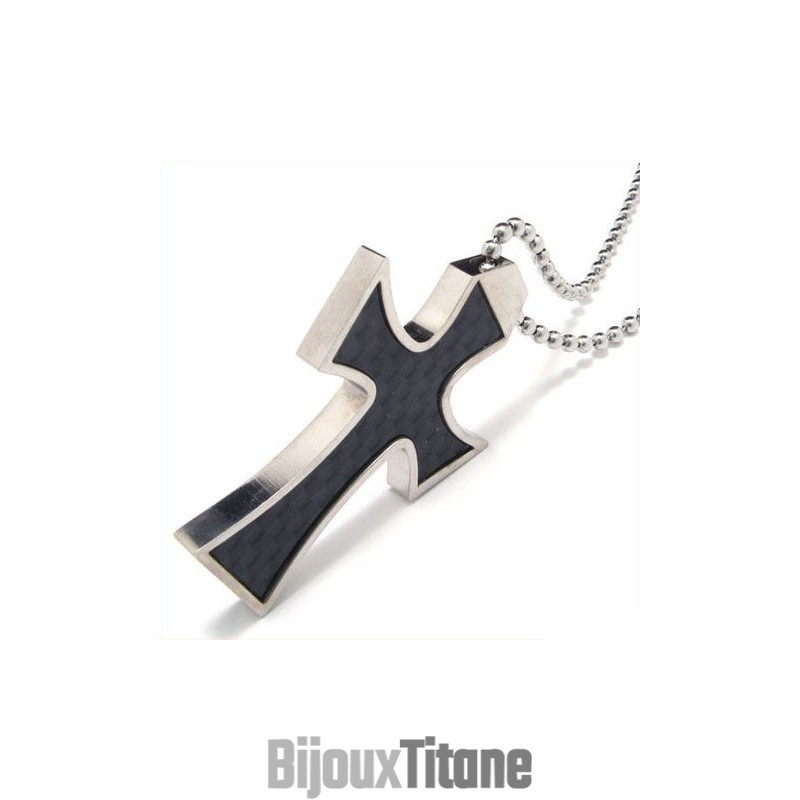 Collier Avec Pendentif Croix En Titane Pur Pour Homme, De Haute Qualité