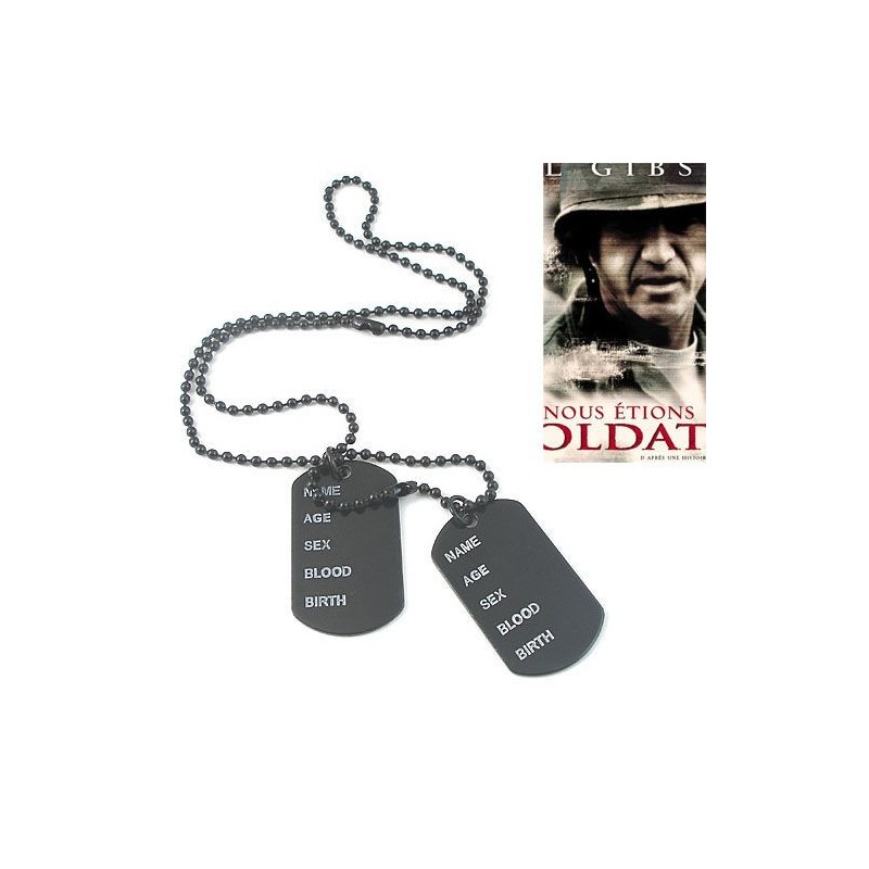 Collier/Pendentif Plaque D'Identité Militaire Américaine Cool Man Collier/Pendentif Plaque D'Identité Militaire Américaine Cool Man