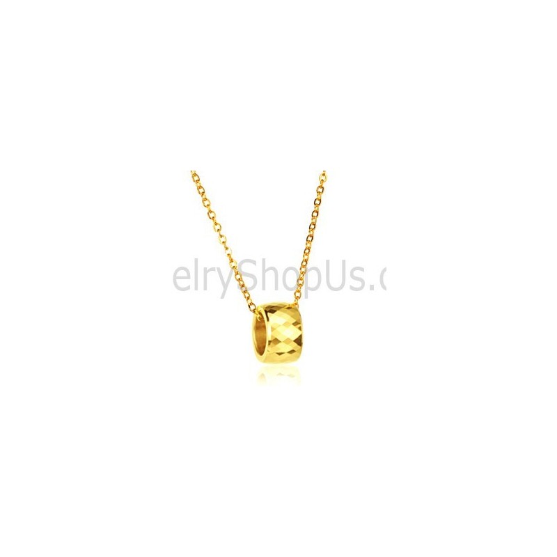 Pendentif En Tungstène Doré Poli Wx734 Pendentif En Tungstène Doré Poli Wx734