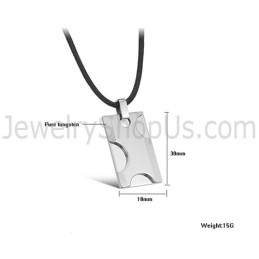 Pendentif En Argent Tungstène C639