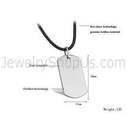 Pendentif En Argent Et Tungstène C633