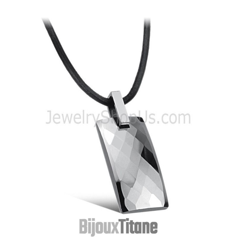 Pendentif En Argent Tungstène Poli C632 Pendentif En Argent Tungstène Poli C632