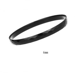 Bracelet Jonc En Tungstène Noir Poli C888