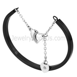 Bracelet Réglable En Titane (Noir, Argent, Or Rose) Bg810
