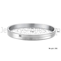 Bracelets Couple Tatanium « Endless Love » Avec Strass C870