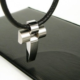 Pendentif Rotatif En Titane En Forme De Croix, 4 Pièces, Brillant Et Cool, Idéal Comme Cadeau