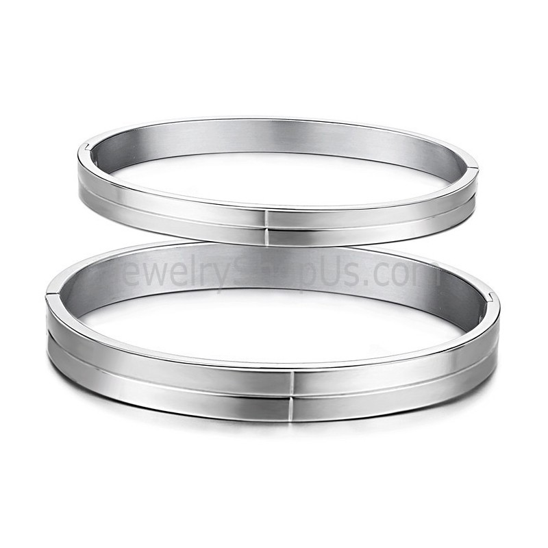 Bracelets Couple En Titane C821 Bracelets Couple En Titane C821