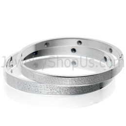 Bracelets De Couple À Énergie Magnétique Et Croix En Titane C716