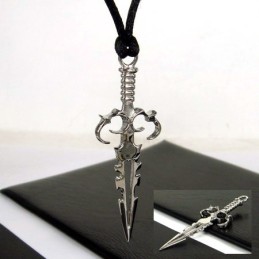 Collier Pendentif Croix Épée Homme Cool En Titane Pur
