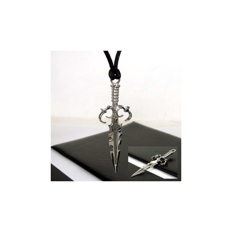 Collier Pendentif Croix Épée Homme Cool En Titane Pur