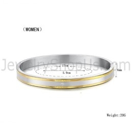 Bracelets Couple « True Love Forever » En Or Et Noir Avec Strass C875