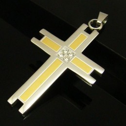 Pendentif Cool Man Cross En Titane Pur, Cadeau