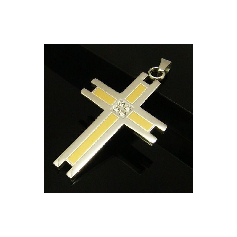 Pendentif Cool Man Cross En Titane Pur, Cadeau