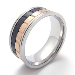 Bague En Titane Colorée