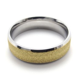 Bague En Titane Avec Perles Colorées