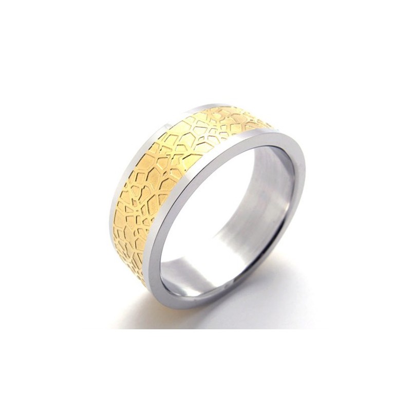Bague En Titane Doré Bague En Titane Doré