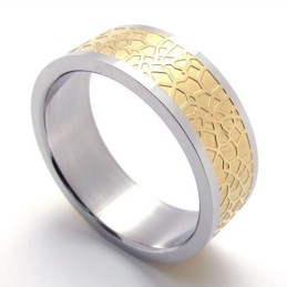 Bague En Titane Doré