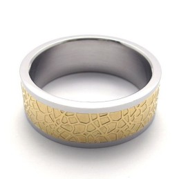 Bague En Titane Doré