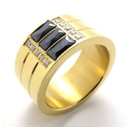 Bague En Titane Doré