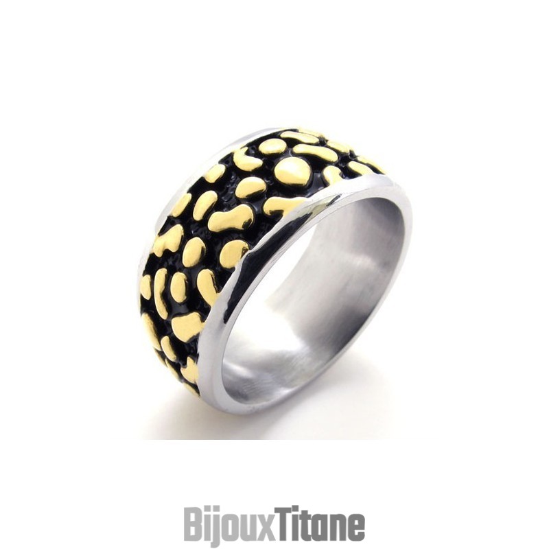 Bague Vintage En Titane Et Or Bague Vintage En Titane Et Or