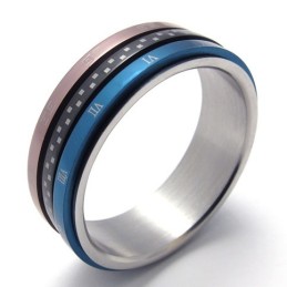Bague En Titane Colorée