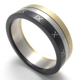 Bague En Titane Colorée