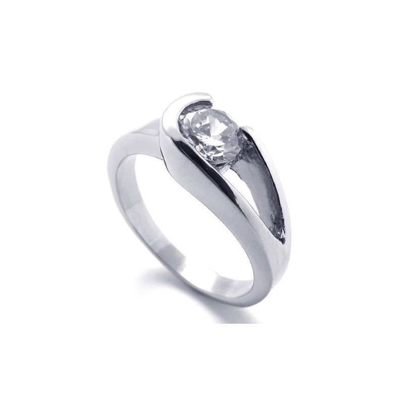 Bague En Titane Et Diamant Bague En Titane Et Diamant