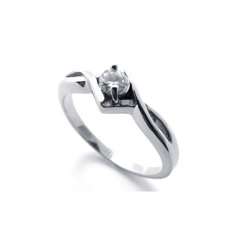 Bague En Titane Et Diamant Pour Femme
