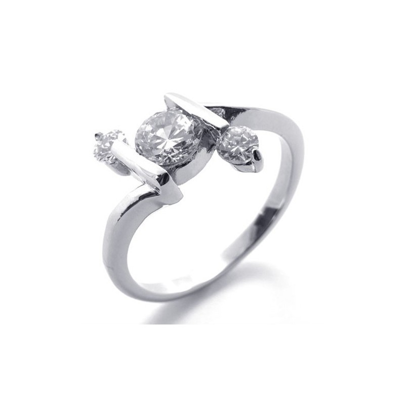 Bague En Titane Et Diamant Pour Femme