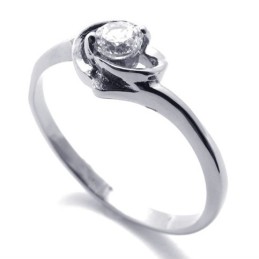 Bague En Titane Et Diamant Pour Femme