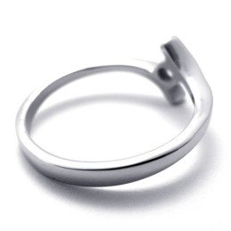 Bague En Titane Et Diamant Pour Femme