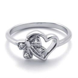 Bague En Titane Et Diamant Pour Femme