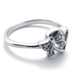 Bague En Titane Et Diamant Pour Femme