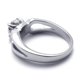 Bague En Titane Et Diamant Pour Femme