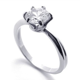 Bague En Titane Et Diamant