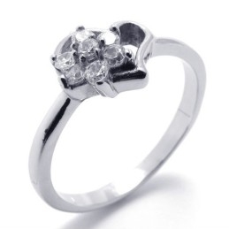 Bague En Titane Et Diamant