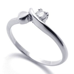 Bague En Titane Et Diamant