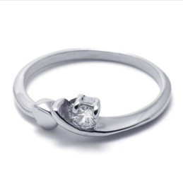 Bague En Titane Et Diamant