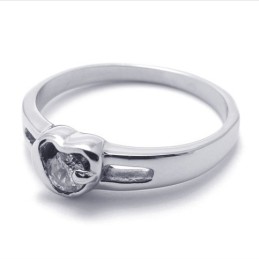 Bague En Titane Et Diamant Pour Femme