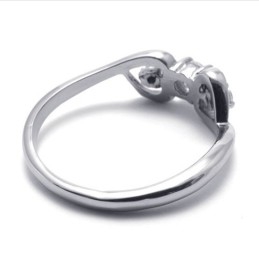 Bague En Titane Et Diamant Pour Femme