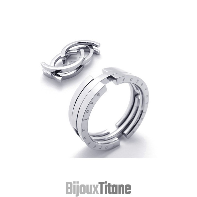 Bague Puzzle En Titane Bague Puzzle En Titane