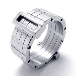 Bague Puzzle En Titane