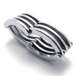 Bague Puzzle En Titane