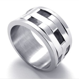 Bague Puzzle En Titane