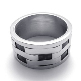 Bague Puzzle En Titane