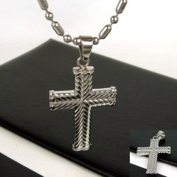 Pendentif Croix En Titane Pur Exclusif Pour Homme